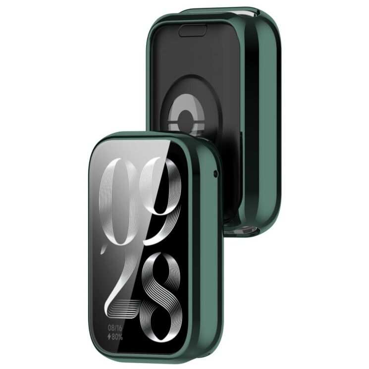 Защитный чехол Deexe Protective Frame для Xiaomi Mi Smart Band 9 Pro - Green: фото 5 из 8