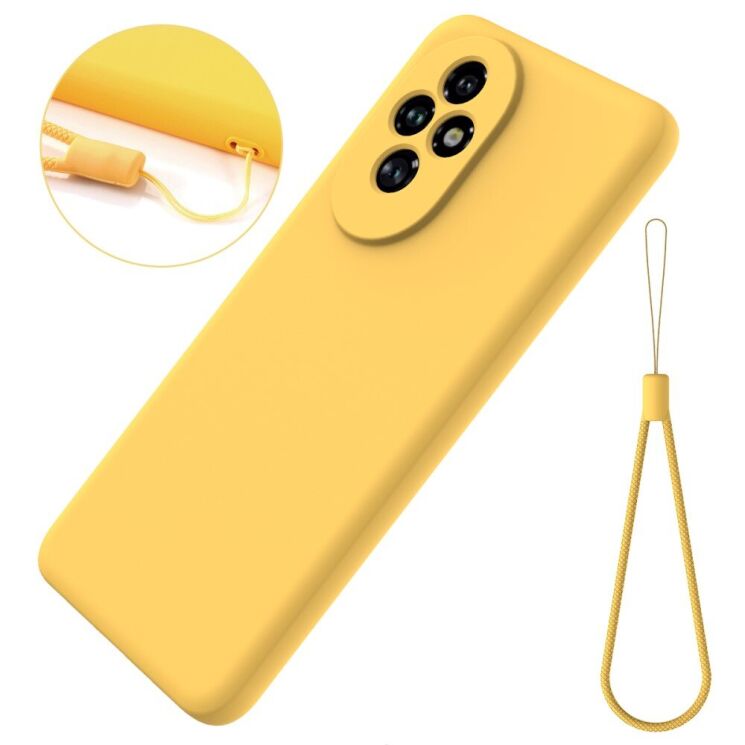 Защитный чехол Deexe Silicone Case для Honor 200 Pro - Red: фото 7 из 8