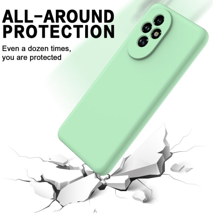 Защитный чехол Deexe Silicone Case для Honor 200 Pro - Red: фото 5 из 8