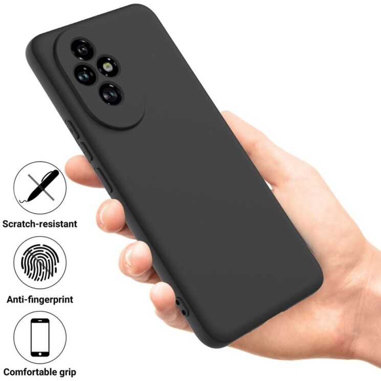 Защитный чехол Deexe Silicone Case для Honor 200 Pro - Red: фото 2 из 8