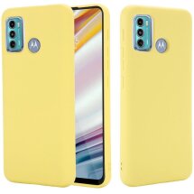 Захисний чохол Deexe Silicone Case для Motorola Moto G60 - Yellow: фото 1 з 7