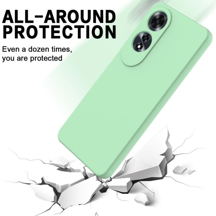 Защитный чехол Deexe Silicone Case для OPPO A60 - Yellow: фото 5 из 8