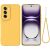 Защитный чехол Deexe Silicone Case для OPPO Reno 12 Pro - Yellow: фото 1 из 8
