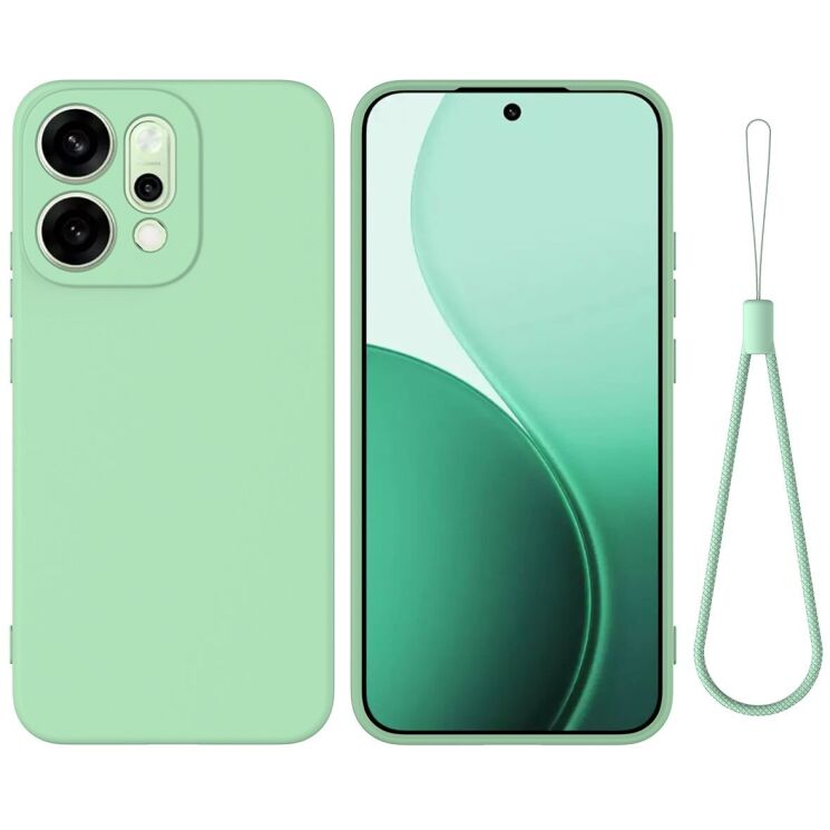 Захисний чохол Deexe Silicone Case для OPPO Reno 14 5G - Green: фото 1 з 9