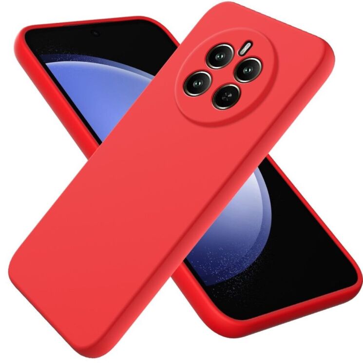 Захисний чохол Deexe Silicone Case для Realme 12 / 12 Plus - Red: фото 1 з 8