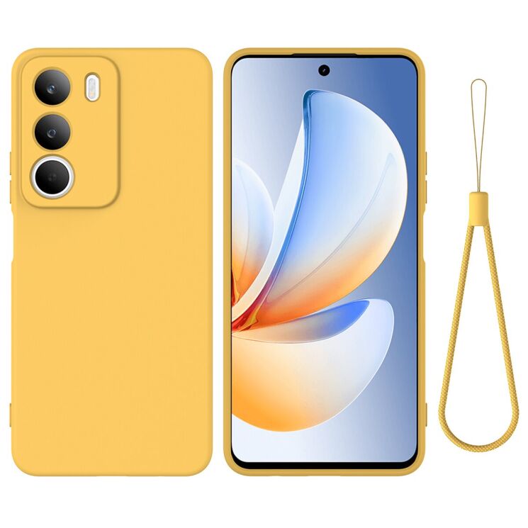 Захисний чохол Deexe Silicone Case для Realme C71 - Yellow: фото 1 з 8