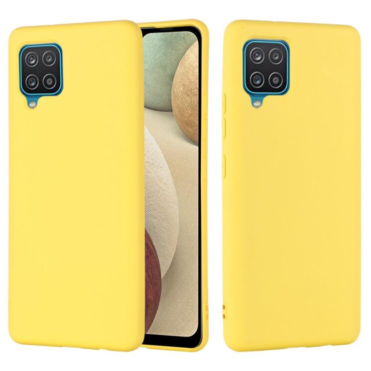 Защитный чехол Deexe Silicone Case для Samsung Galaxy A22 (A225) / M22 (M225) - Yellow: фото 1 из 7