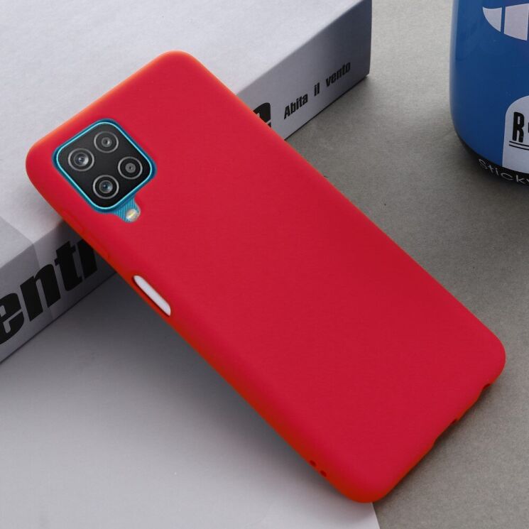Защитный чехол Deexe Silicone Case для Samsung Galaxy M32 (M325) - Red: фото 3 из 7