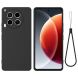 Защитный чехол Deexe Silicone Case для TECNO Camon 30 (CL6) - Black (352110B). Фото 1 из 8