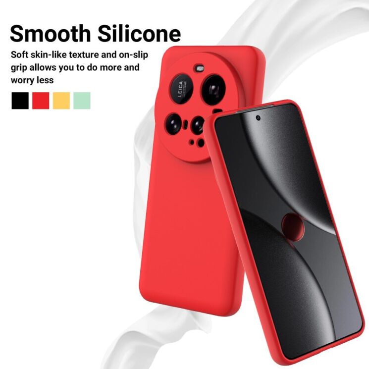 Защитный чехол Deexe Silicone Case для Xiaomi 15 Ultra - Black: фото 3 из 8