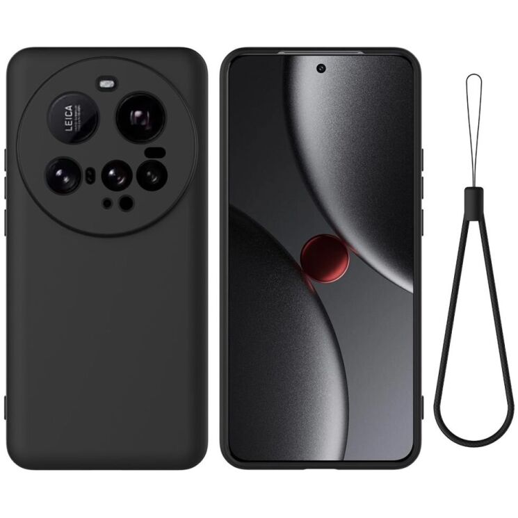 Защитный чехол Deexe Silicone Case для Xiaomi 15 Ultra - Black: фото 1 из 8