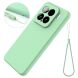Защитный чехол Deexe Silicone Case для Xiaomi 15 - Green (371234G). Фото 2 из 8
