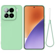 Защитный чехол Deexe Silicone Case для Xiaomi 15 - Green: фото 1 из 8