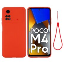 Захисний чохол Deexe Silicone Case для Xiaomi Poco M4 Pro 4G - Red: фото 1 з 10