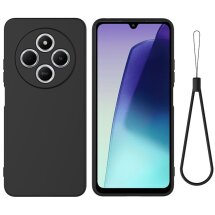 Захисний чохол Deexe Silicone Case для Xiaomi Redmi 14C / Redmi A4 5G / Poco C75 - Black: фото 1 з 8