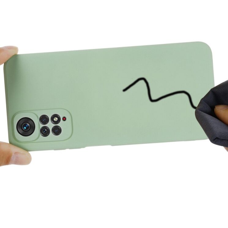 Защитный чехол Deexe Silicone Case для Xiaomi Redmi Note 11 Pro Global (4G/5G) / 11E Pro - Green: фото 5 из 11