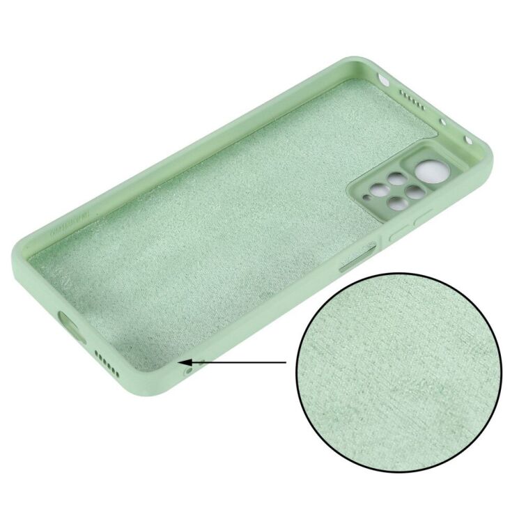 Защитный чехол Deexe Silicone Case для Xiaomi Redmi Note 11 Pro Global (4G/5G) / 11E Pro - Green: фото 4 из 11