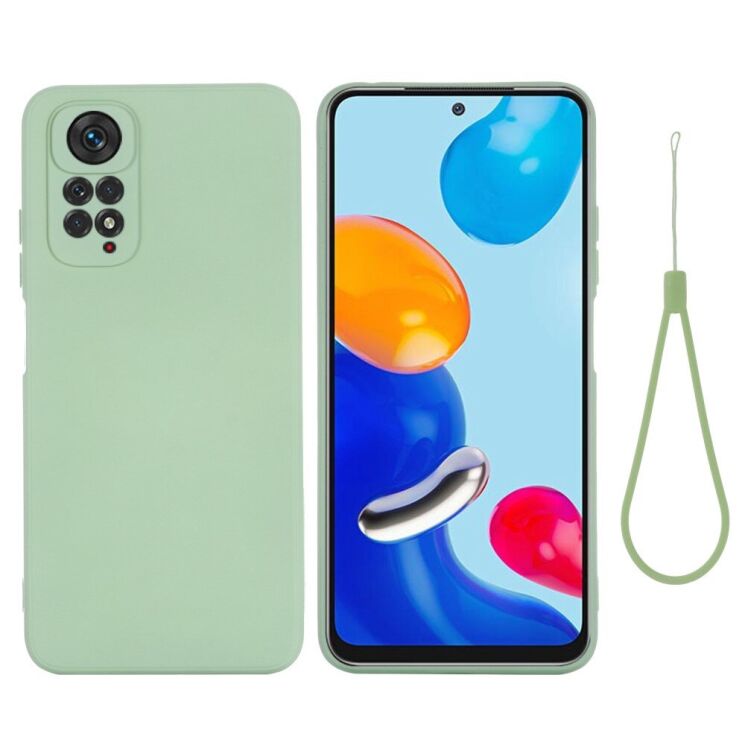 Защитный чехол Deexe Silicone Case для Xiaomi Redmi Note 11 Pro Global (4G/5G) / 11E Pro - Green: фото 1 из 11