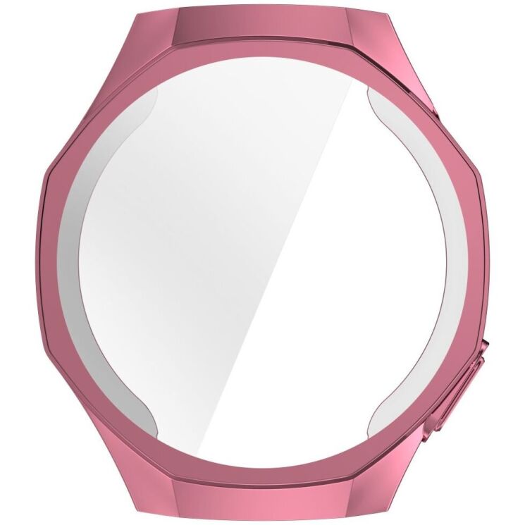 Защитный чехол Deexe Silicone Frame для Huawei Watch GT 5 Pro (46mm) - Pink: фото 3 из 7