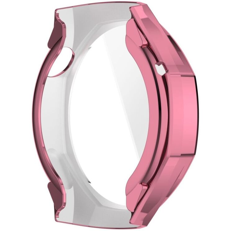 Защитный чехол Deexe Silicone Frame для Huawei Watch GT 5 Pro (46mm) - Pink: фото 2 из 7