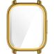 Защитный чехол Deexe Silicone Frame для Xiaomi Redmi Watch 5 Lite - Gold (361901F). Фото 5 из 7