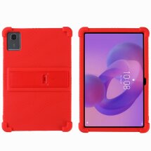 Захисний чохол Deexe Silicone Kickstand для Lenovo Tab K11 Gen 2 / Idea Tab (TB336) - Red: фото 1 з 10