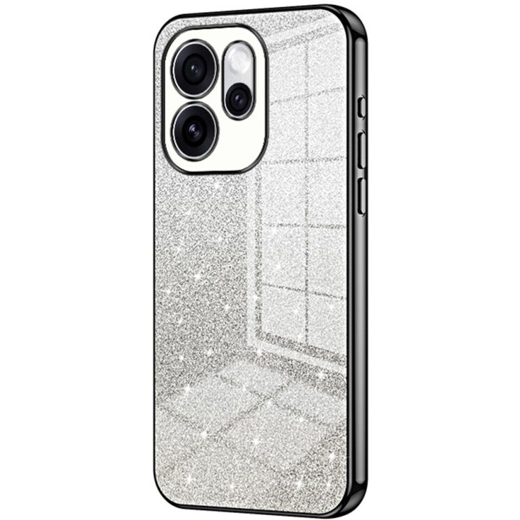 Защитный чехол Deexe Sparkles Cover для OPPO Reno 15 Pro - Black: фото 1 из 7