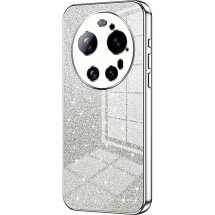 Защитный чехол Deexe Sparkles Cover для Xiaomi 17 Ultra - Silver: фото 1 из 7
