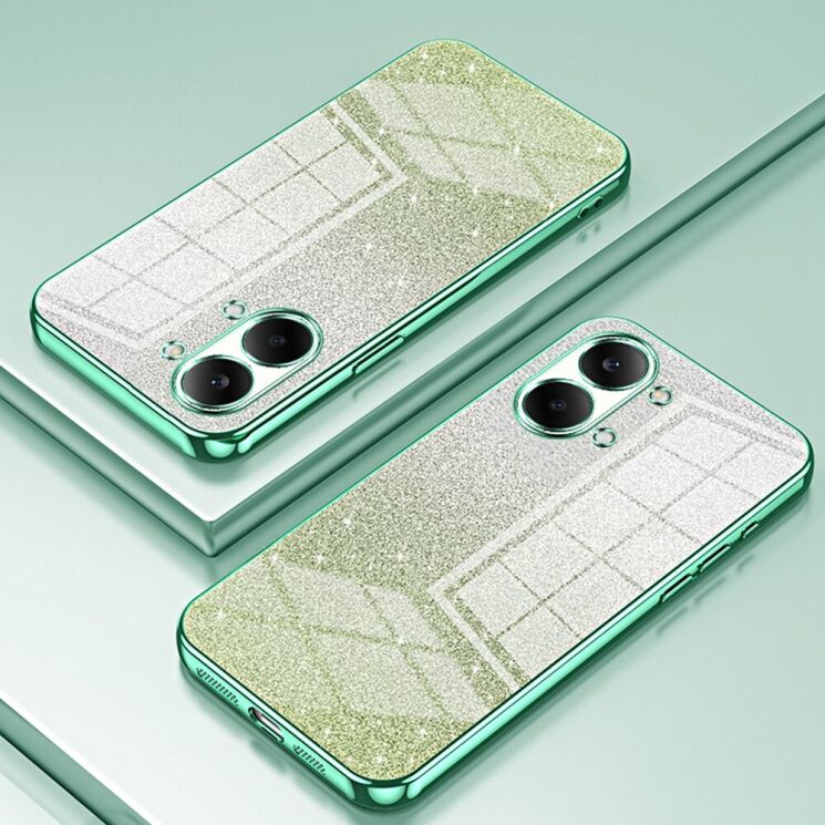 Захисний чохол Deexe Sparkles Cover для Xiaomi Poco X8 Pro Max - Green: фото 2 з 7