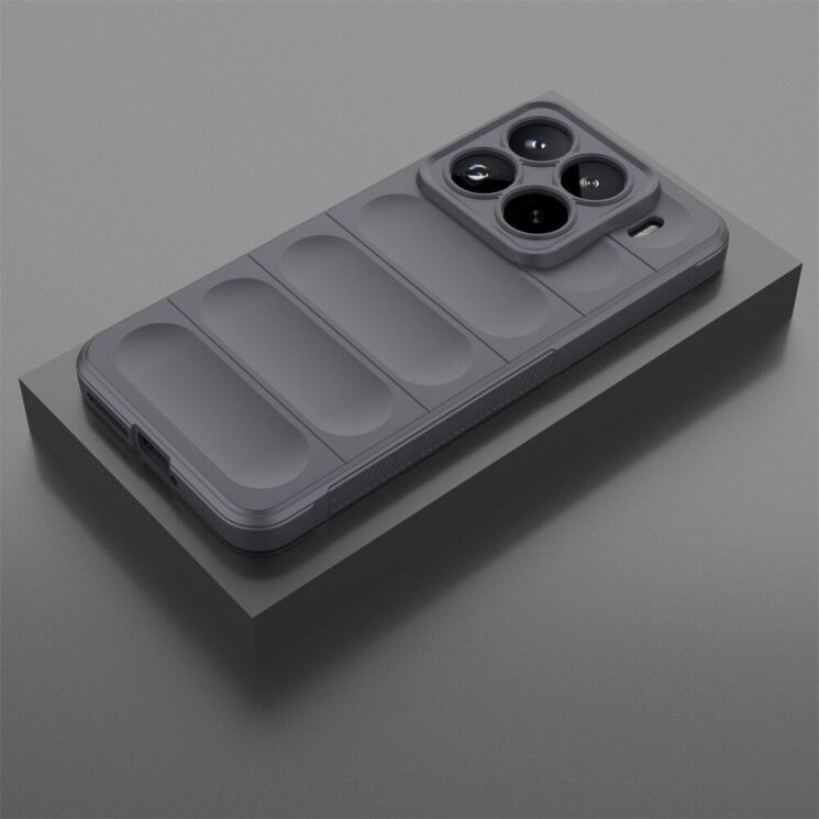 Защитный чехол Deexe Terra Case для Xiaomi 15 Pro - Dark Grey: фото 2 из 4