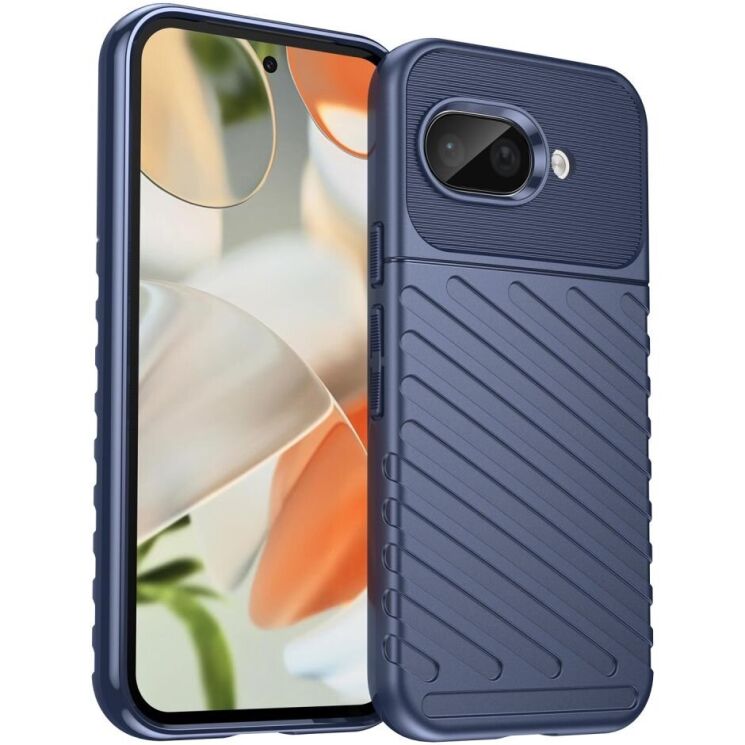 Защитный чехол Deexe Thunder Series для Google Pixel 9a - Blue: фото 1 из 12