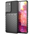 Защитный чехол Deexe Thunder Series для Samsung Galaxy S21 Ultra - Black (229006B)