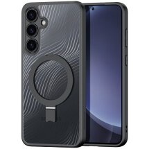Защитный чехол DUX DUCIS Aimo Mag Series with Folding Stand для Samsung Galaxy S25 (S931) - Black: фото 1 из 11