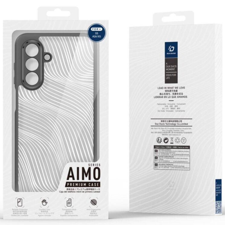 Защитный чехол DUX DUCIS Aimo Series для Samsung Galaxy A26 (A266) - Black: фото 3 из 10