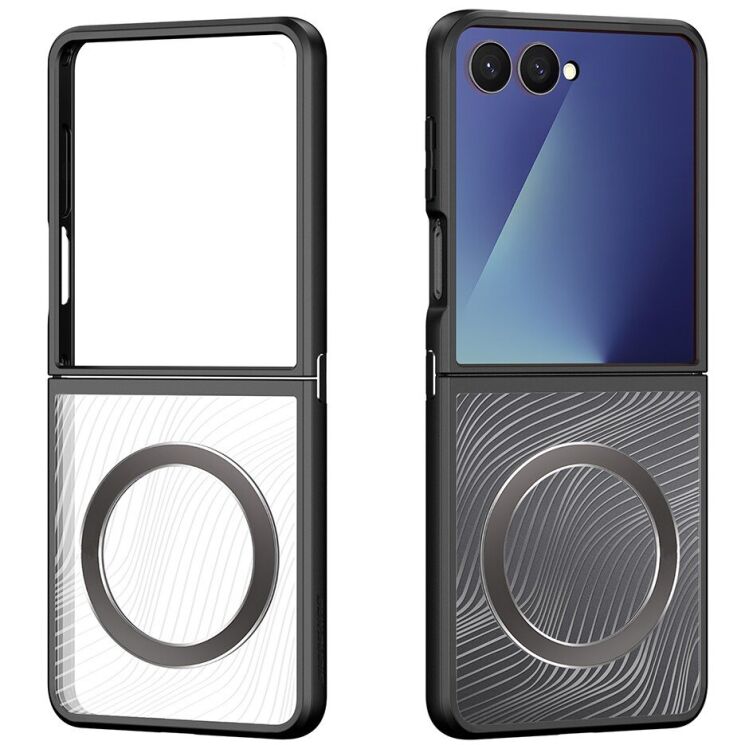 Захисний чохол DUX DUCIS Aimo Series Magnetic (FF) для Samsung Galaxy Flip 7 - Black: фото 2 з 9