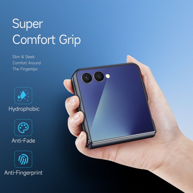 Захисний чохол DUX DUCIS Aimo Series Magnetic (FF) для Samsung Galaxy Flip 7 - Black: фото 4 з 9