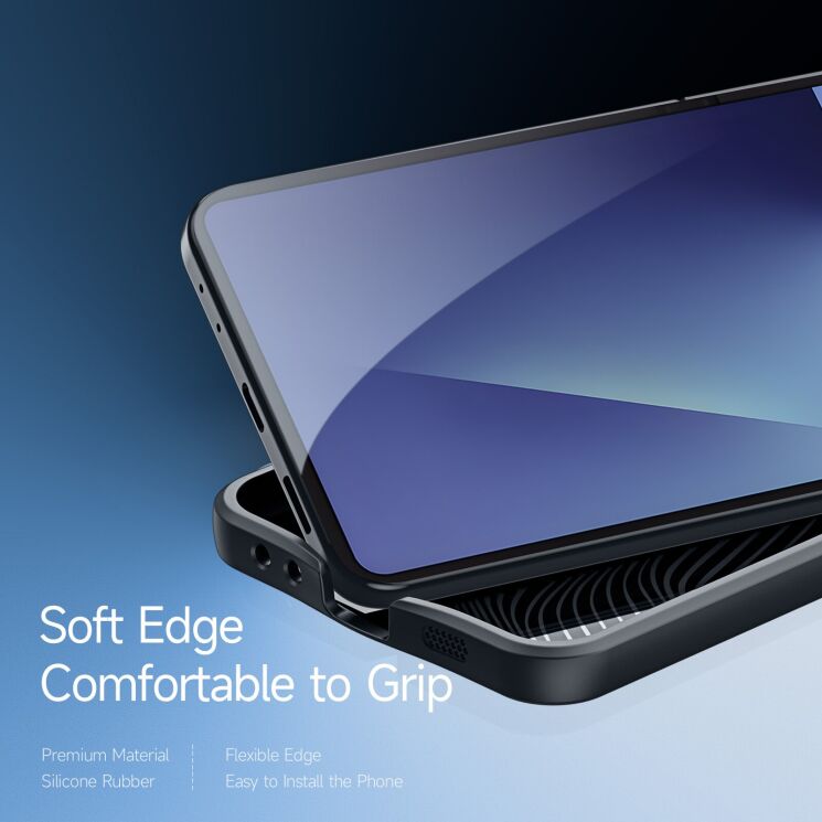 Захисний чохол DUX DUCIS Aimo Series Magnetic (FF) для Samsung Galaxy Flip 7 - Black: фото 7 з 9