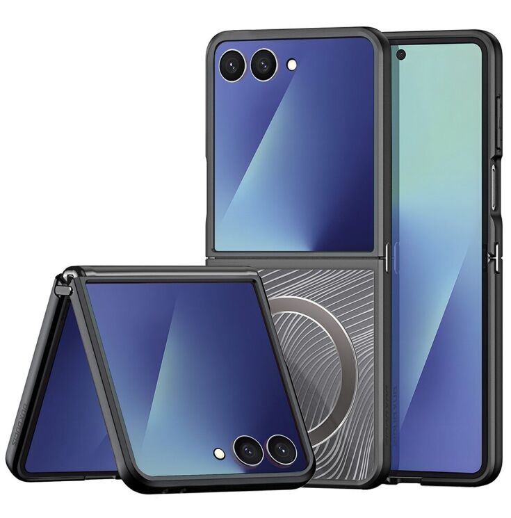 Захисний чохол DUX DUCIS Aimo Series Magnetic (FF) для Samsung Galaxy Flip 7 - Black: фото 1 з 9