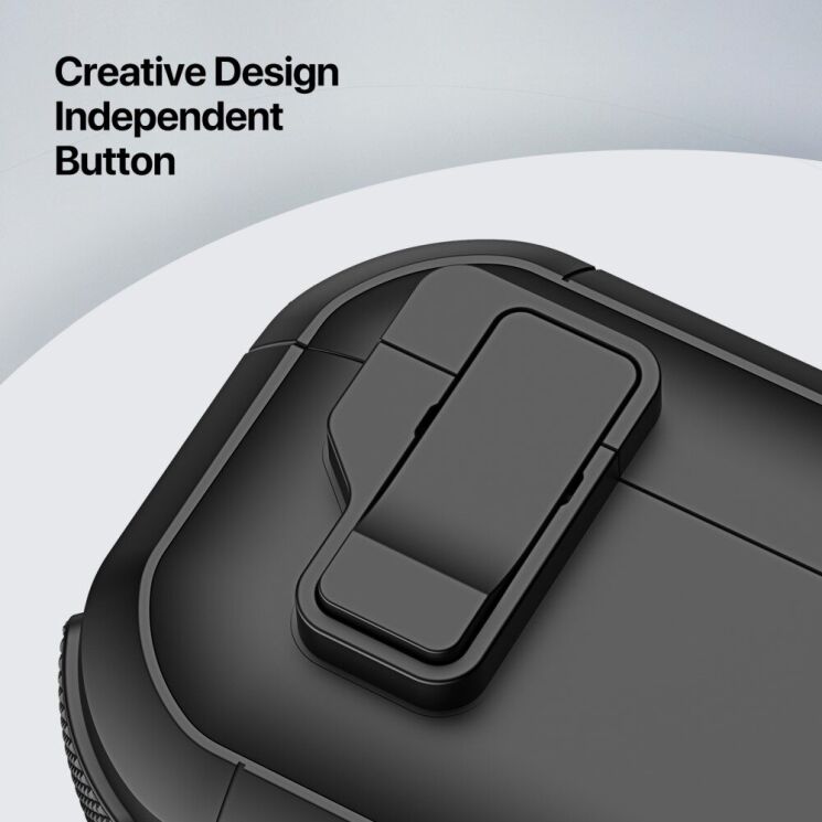 Защитный чехол DUX DUCIS PECP Series для Apple AirPods Pro 2 - Black: фото 3 из 10