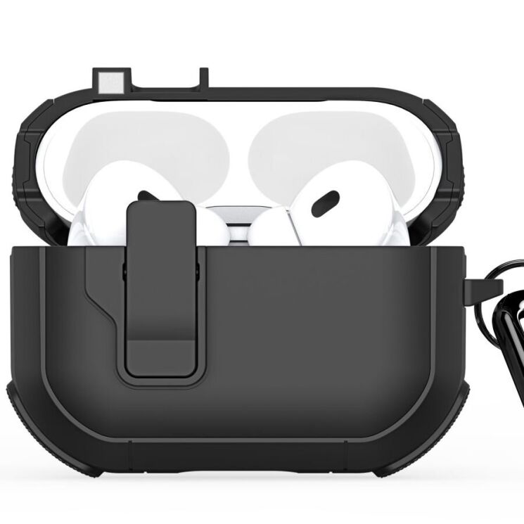 Защитный чехол DUX DUCIS PECP Series для Apple AirPods Pro 2 - Black: фото 2 из 10