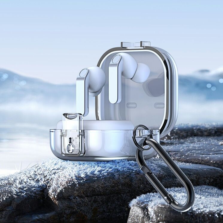 Захисний чохол Dux Ducis Seci Series для Samsung Galaxy Buds 4 / Buds 4 Pro - Transparent Black: фото 10 з 11