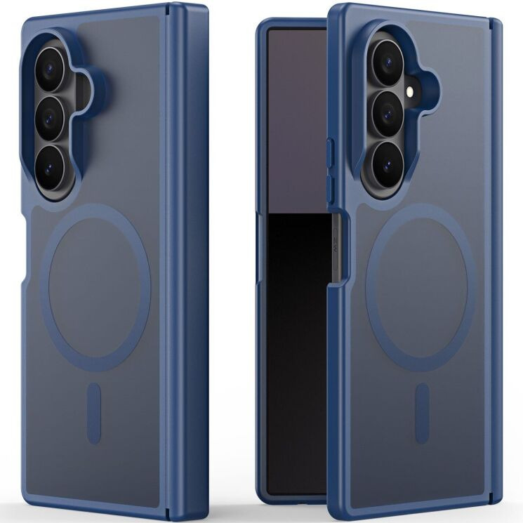 Захисний чохол DUX DUCIS Yind Series MagSafe (FF) для Samsung Galaxy Fold 8 Ultra - Dark Blue (424002DB) Захисний чохол DUX DUCIS Yind Series MagSafe (FF) для Samsung Galaxy Fold 8 Ultra - Dark Blue: фото 1 з 10