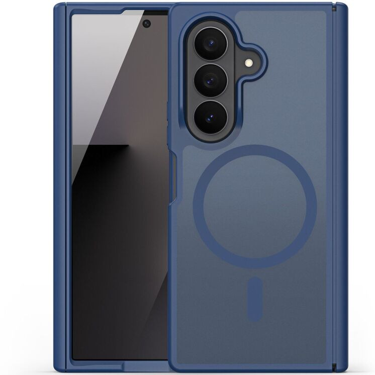 Захисний чохол DUX DUCIS Yind Series MagSafe (FF) для Samsung Galaxy Fold 8 Ultra - Dark Blue (424002DB) Захисний чохол DUX DUCIS Yind Series MagSafe (FF) для Samsung Galaxy Fold 8 Ultra - Dark Blue: фото 2 з 10