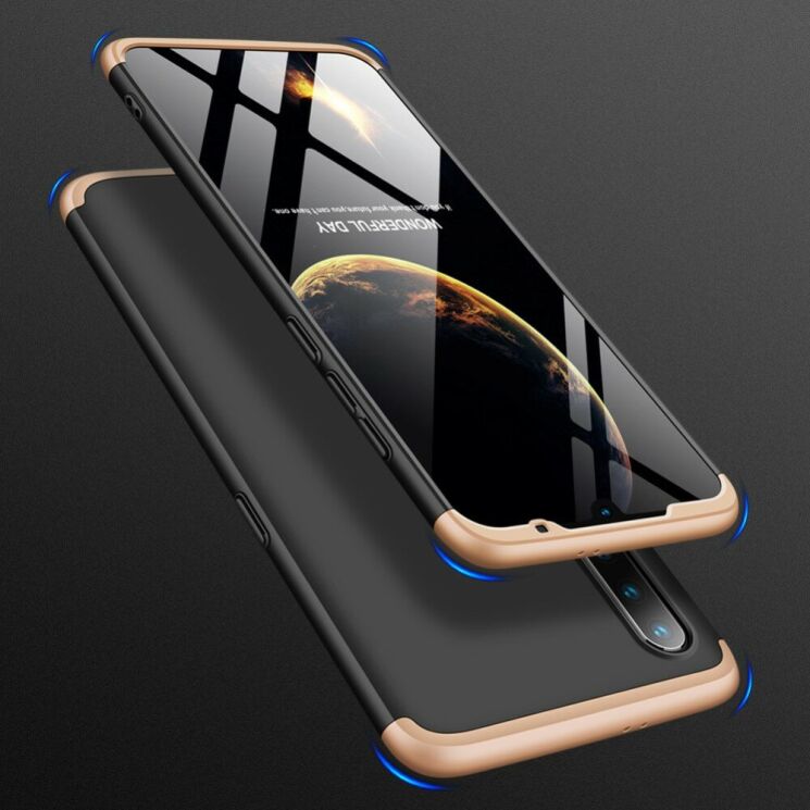 Защитный чехол GKK Double Dip Case для Xiaomi Mi 9 - Black / Gold (225149BS) Защитный чехол GKK Double Dip Case для Xiaomi Mi 9 - Black / Gold: фото 2 из 13