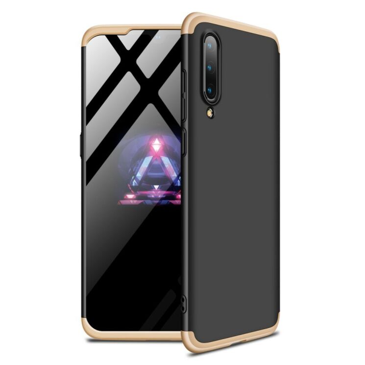 Защитный чехол GKK Double Dip Case для Xiaomi Mi 9 - Black / Gold (225149BS) Защитный чехол GKK Double Dip Case для Xiaomi Mi 9 - Black / Gold: фото 1 из 13