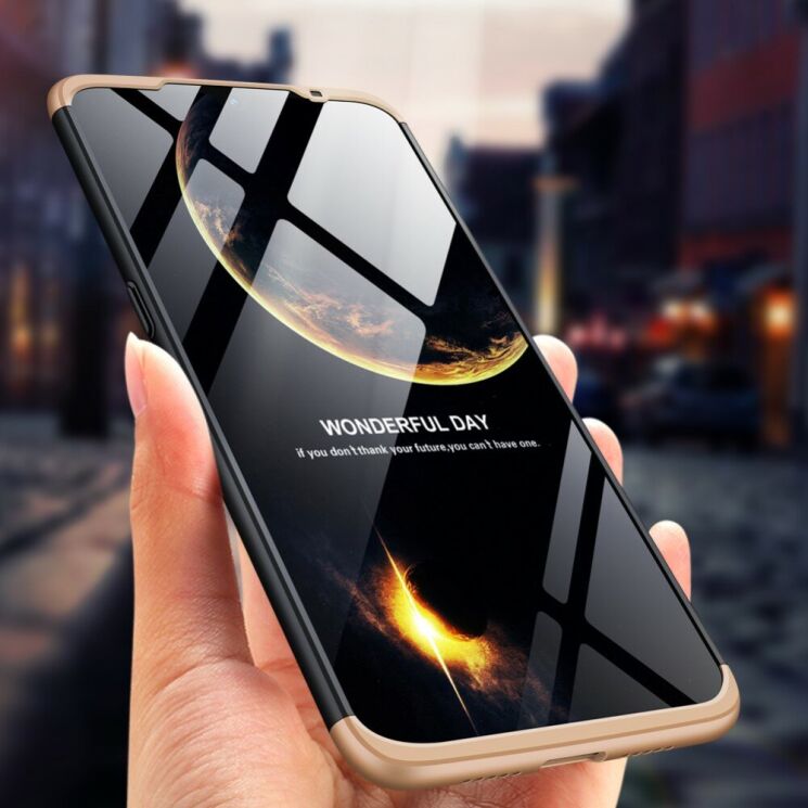 Защитный чехол GKK Double Dip Case для Xiaomi Mi 9 - Black / Gold (225149BS) Защитный чехол GKK Double Dip Case для Xiaomi Mi 9 - Black / Gold: фото 4 из 13