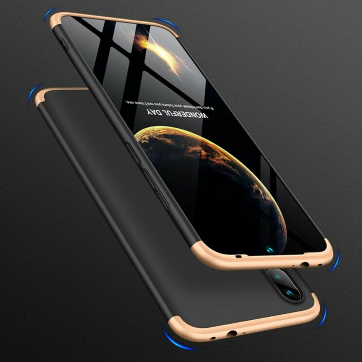 Защитный чехол GKK Double Dip Case для Xiaomi Redmi 7 - Black / Gold: фото 6 из 6