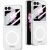 Защитный чехол GKK UltraThin MagSafe для Samsung Galaxy Flip 6 - Silver: фото 1 из 6