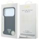Захисний чохол Guess Grained Triangle Logo MagSafe для iPhone 18 Pro / 17 Pro (GUHMP18LPGSMTLSK) - Black (423745B). Фото 7 з 7