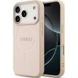 Защитный чехол Guess Saffiano Classic Logo MagSafe для iPhone 17 Pro (GUHMP17LPSAHMCP) - Pink (403271P)